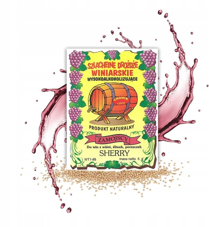 Bimberek ZAMOJSCY - Wijnmakersgist - Sherry - 17% Alcohol - Vruchtwijnen