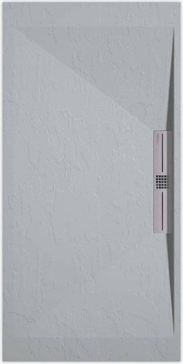 Sanifun douchebak Stone Side Gray 7035 Slate 900 x 700 S