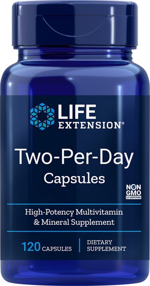 Two-per-Day Multivitamine (120 capsules) - Life Extension