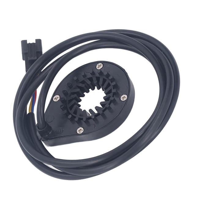 Elektrische Fiets Trapondersteuningssensor 12 Magnetische Punten Vermogenssensor PAS Systeem Assistentiesensor black