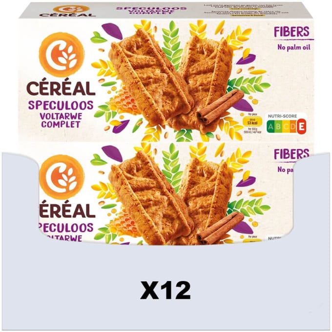Céréal Speculaas Voltarwe - 12 x 350 gr - Voordeelverpakking
