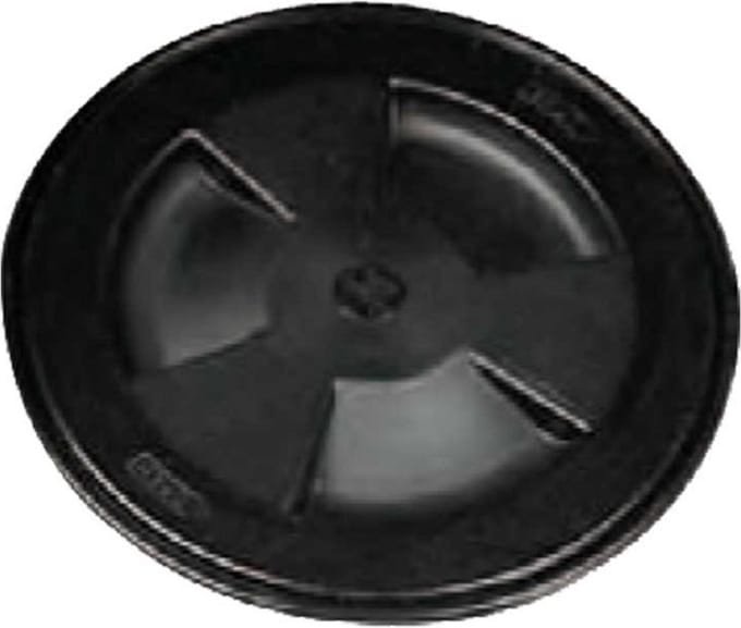 Rond inspectieluik - 155mm - Zwart