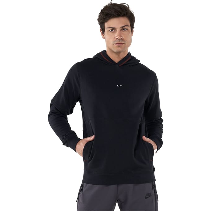 Nike Heren fleece hoodie (Zwart)