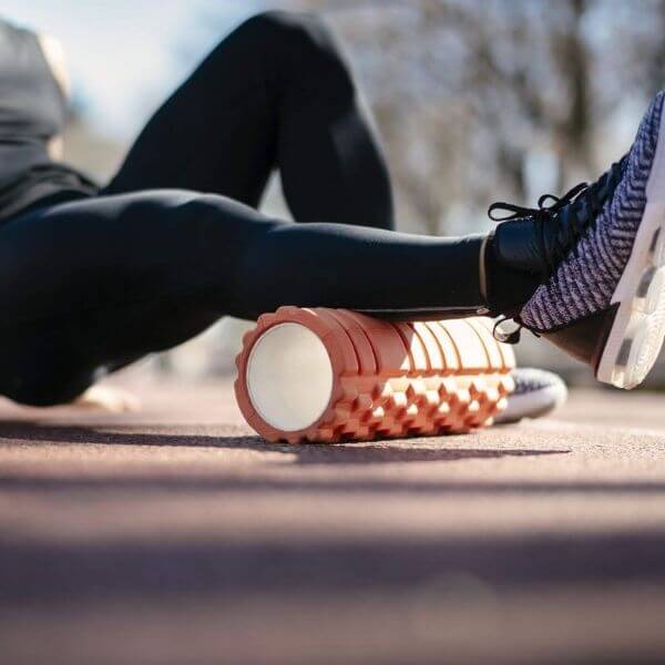 Matchu Sports - Foam roller - Foamroller - Bindweefselmassage - Massage roller - 33 cm - Hard - Oranje