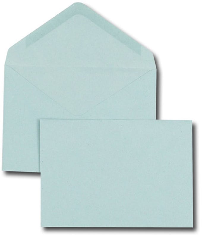 GPV enveloppen, C6, 114 x 162 mm, blauw, met rubber bekleed