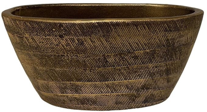 HS planter Nagano 33x16x26cm goud