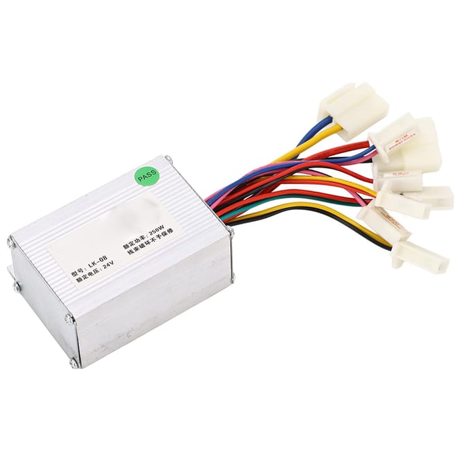 24V 250W Geborstelde Controller en Pedaalversnellerassemblage Elektrische Driewieler Ombouwset voor white