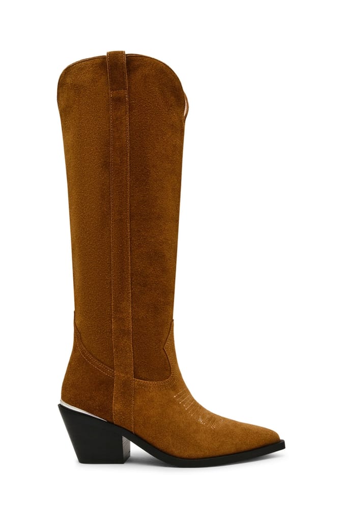 Steve Madden Spiral Boots Tan Suede Taglia: 38 | Stivali Outlet | Donna