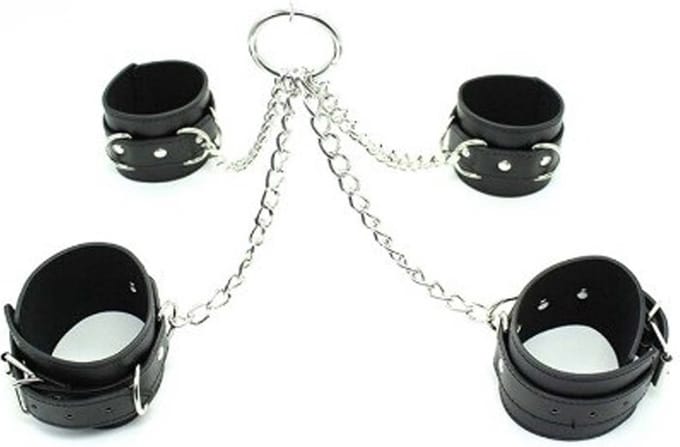 Smart Moves - Boeienset met Ketting - Zwart