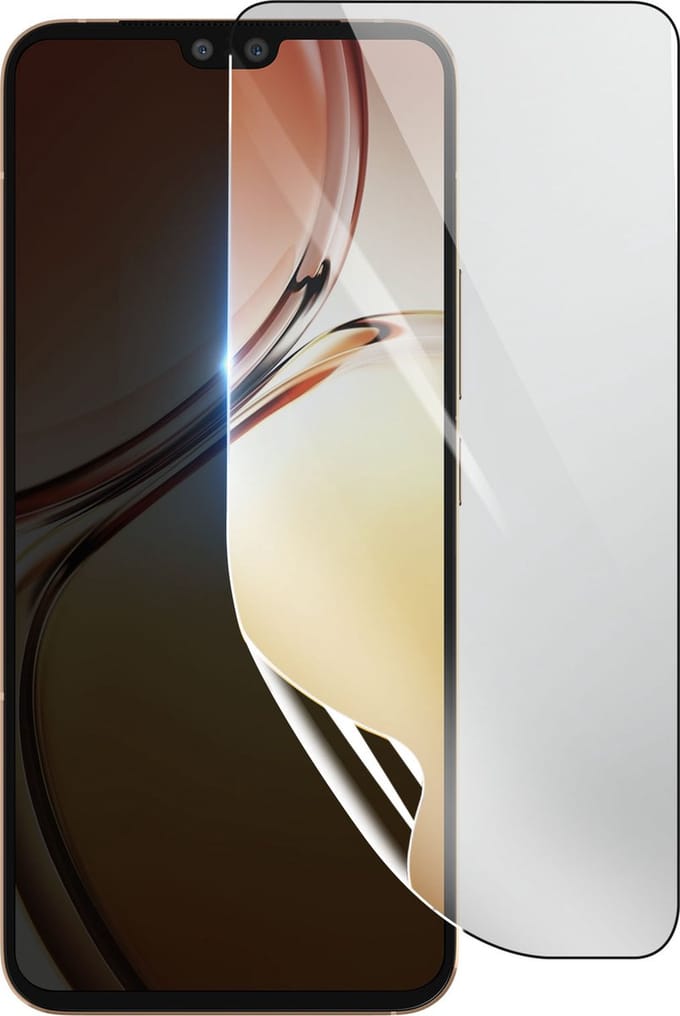 3mk, Geschikt voor Vivo V23 5G, Schokbestendige Hydrogel Screenprotector, Transparant