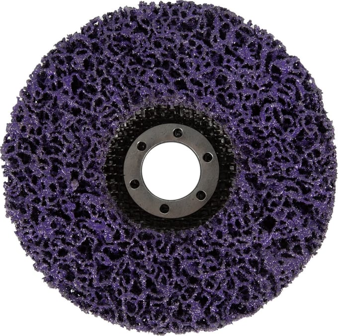 125 mm Reinigingsschijf, nylon , cleaning fleece disc