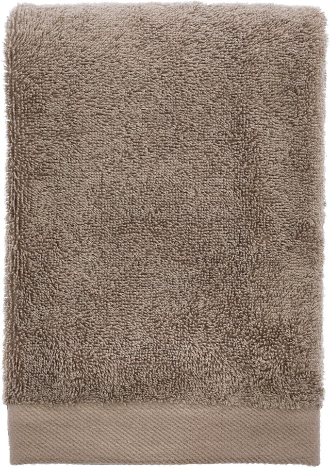 Södahl organic Comfort Handdoek 50 x 100 cm Taupe