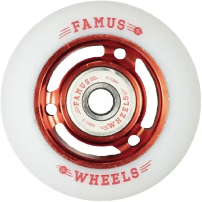 Set van 4 rollerwielen Famus Wheels 88A