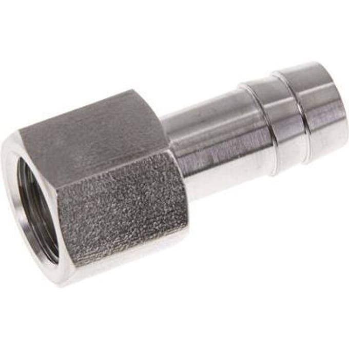 G 1/4'' x 10mm RVS Slangpilaar 40 Bar
