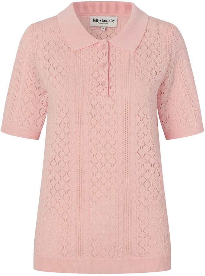 Lollys Laundry Alaia - Polo - Roze - S
