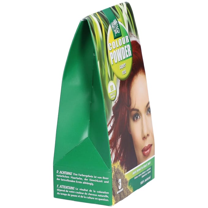 Hennaplus Coloured Poeder - Super Red 55 - Haarverf