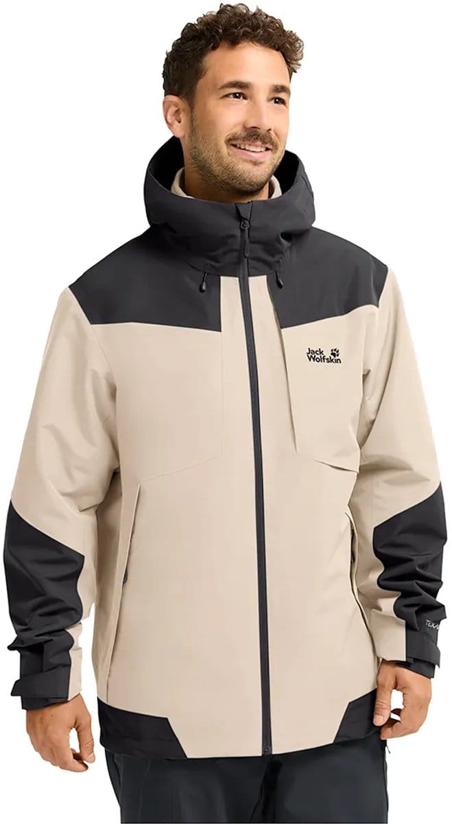 Jack Wolfskin Flextrail 2l Jas Beige M Man
