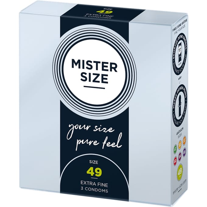 MISTER SIZE 49 Ultra Dunne S condooms (3 pack)