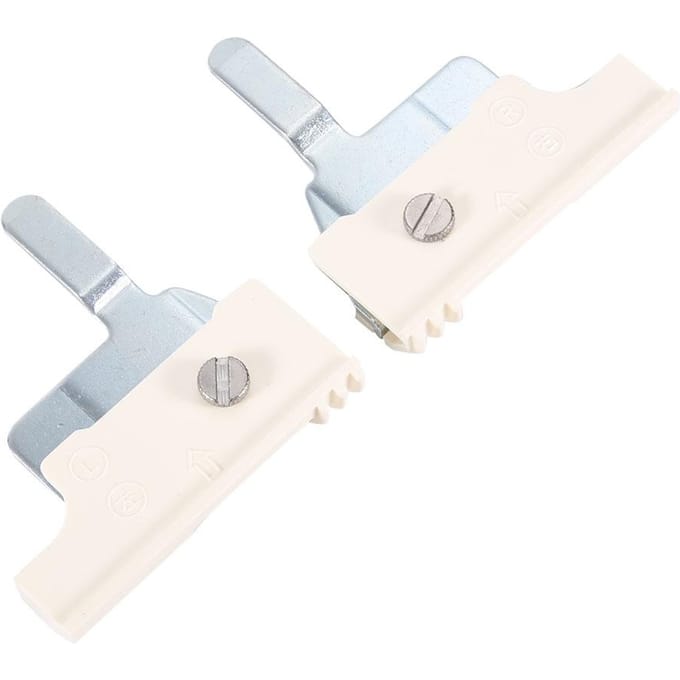 1 Paar Hulpstuk Unit LinksRechts Reserveonderdeel Geschikt voor Silver Reed SRP50 SRP60N SRP325 white