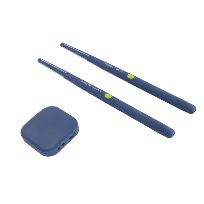 Lucht Drumstel Bewegingsdetectie Herkenning Draagbaar Compact Elektrisch Lucht Drumstokken voor Kinderen blue