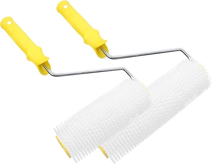 Set van 2 Ontluchtingsrollers voor Egalisatiemassa en Vloercoatings
