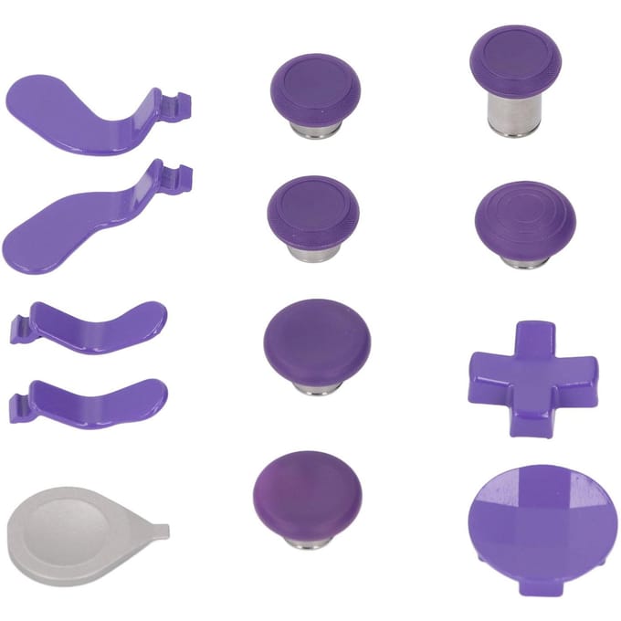 Ensemble de manettes, palettes, croix directionnelles et station de charge pour manette Elite Series 2 Series 2 Core blue