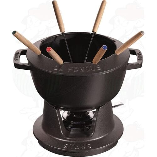 STAUB Fondueset - 20 cm, zwart