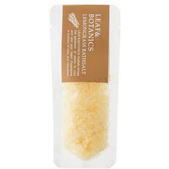 LEAF & BOTANICS - Lemongrass Bath Salt 40g