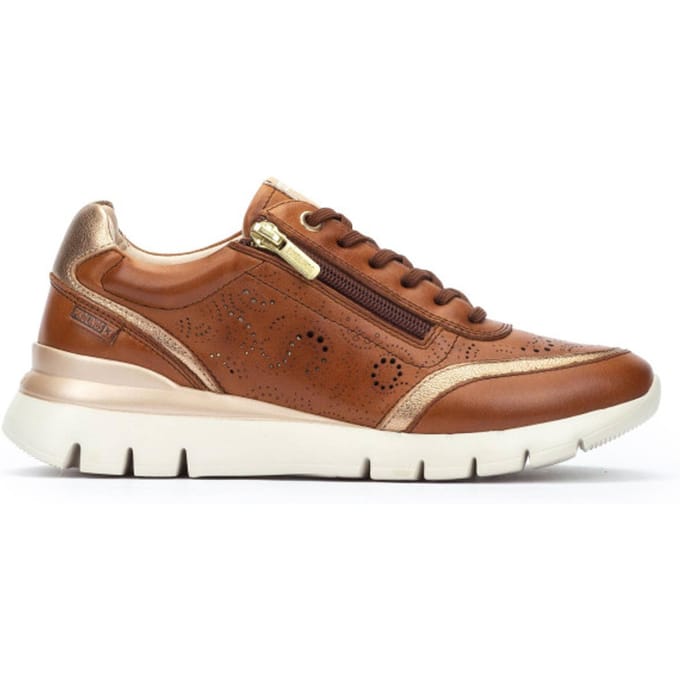 Pikolinos Cantabria - dames sneaker - Bruin - maat 35 (EU) 2 (UK)