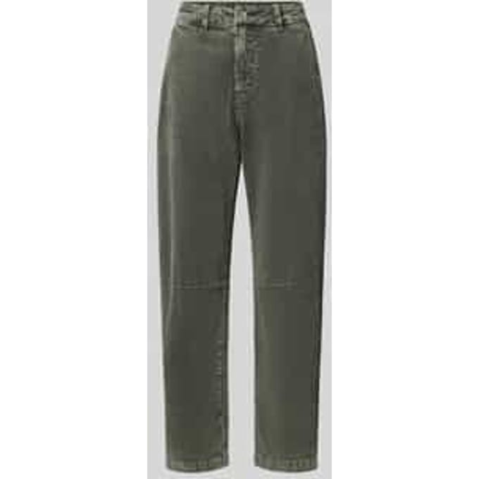 barrel fit corduroy broek van katoenmix