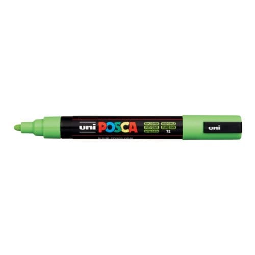 Posca marker met conische punt schrijfdikte medium appelgroen