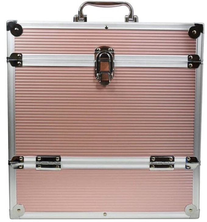Platenkoffer Aluminium rosé gouden platenkoffer