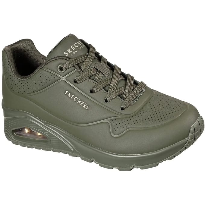 Skechers Uno - Stand On Air - Dames Sneakers - Olijfgroen