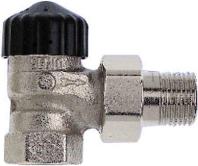 Heimeier Radiatorafsluiter Therm- Radiatorafsl- Standaard- Haaks- Dn10- Vern-