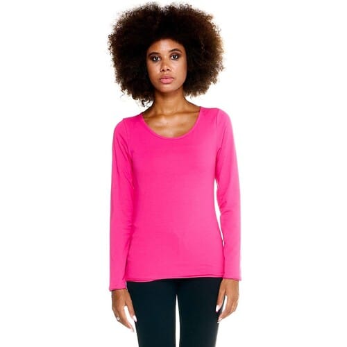 T-Shirt Lange Mouw Leone 1947 Woman Long Sleeves Basic
