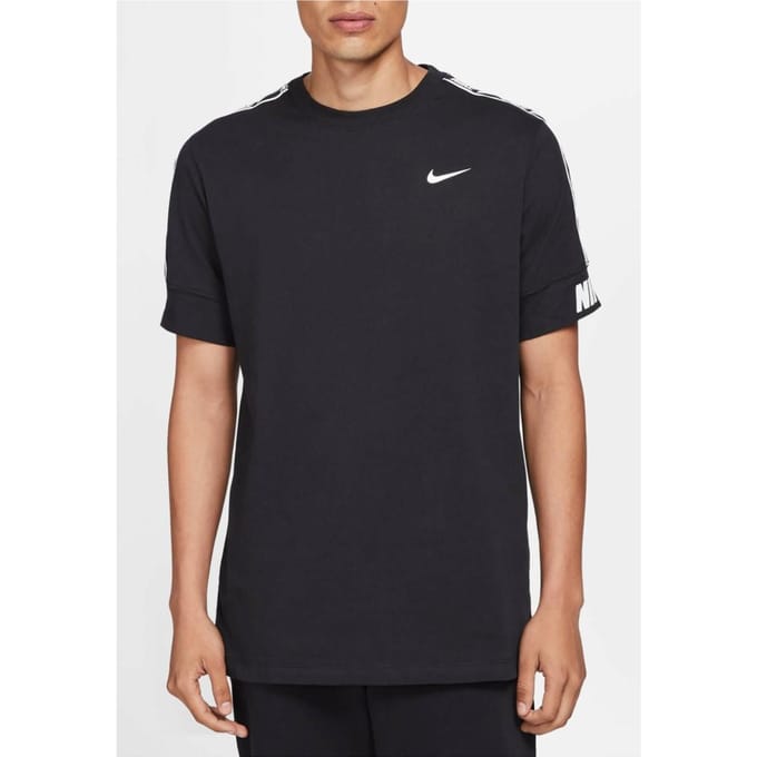 Nike Herhaal T-shirt voor heren in zwart/wit