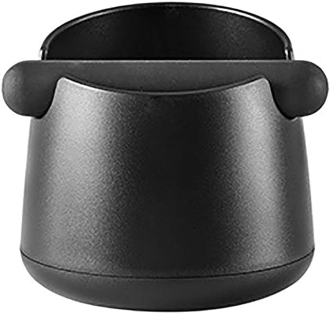 Koffieklopbox - Espresso afvalbak - Koffiedik Verwijderen - Antislip basis - Compact formaat - Zwart