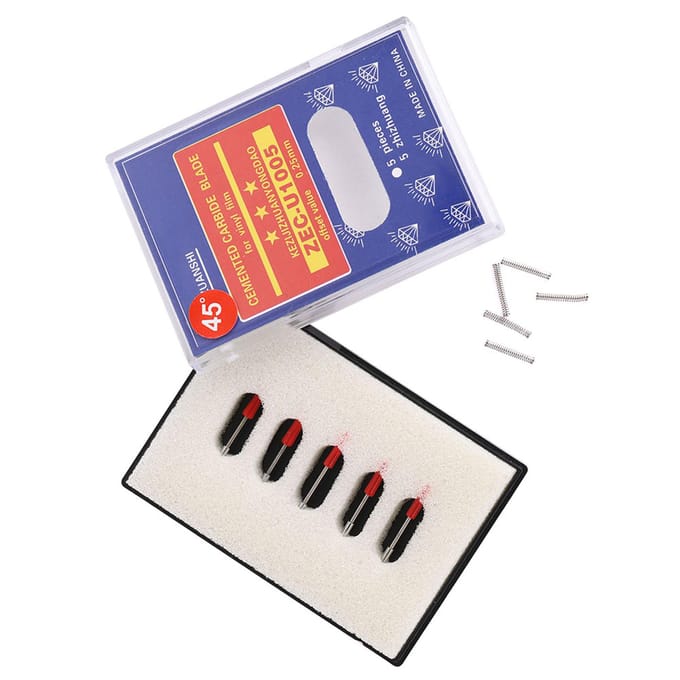 Pour Graphtec Traceur de Découpe Vinyle Porte-Lame CB09 15 pièces Lames 45 degrés gray