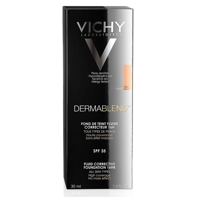 Vichy Dermablend Corrigerende Foundation nr35 30ml voor een vette en onzuivere huid