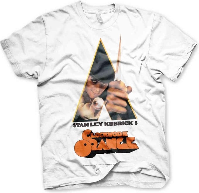 A Clockwork Orange Heren Tshirt -S- Poster Wit