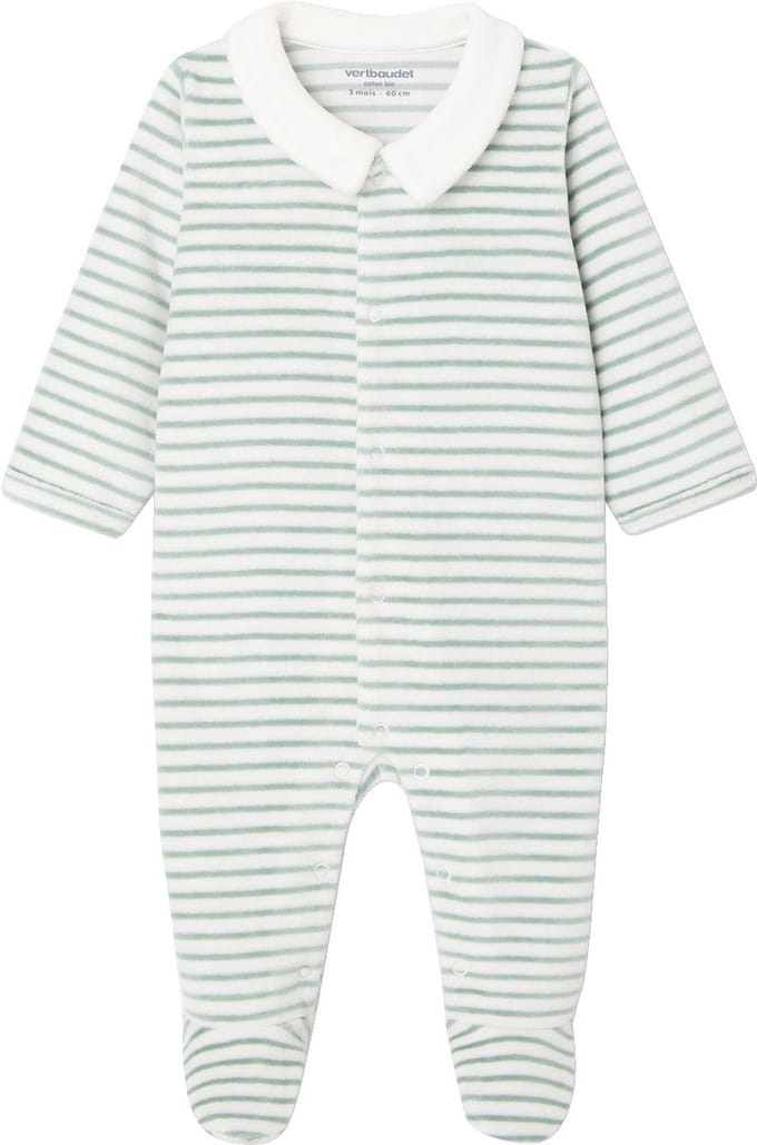 Vertbaudet Babyslaappakje voor pasgeborenen in fluweel / velours