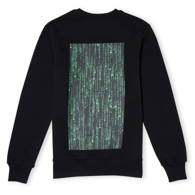 The Matrix Code Sweatshirt - Zwart - XL