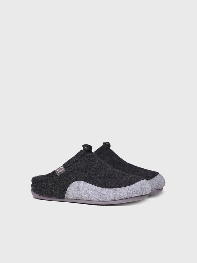 Herenslipper van gerecycled vilt | NADIR-FR