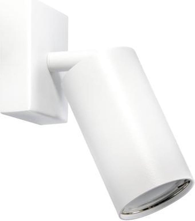 STRÜHM MANAM Wandlamp - GU10 - 1 spotje - Draaibaar - Wit