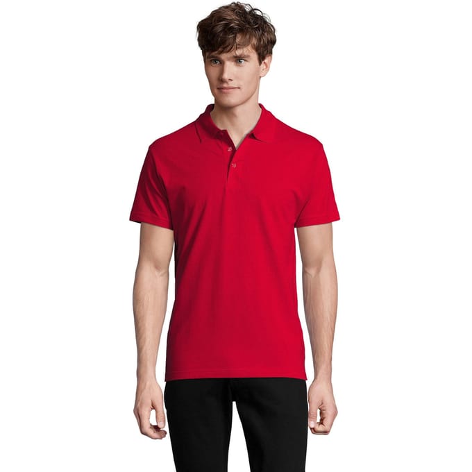 SOLS Heren Lente II Poloshirt (Rood)
