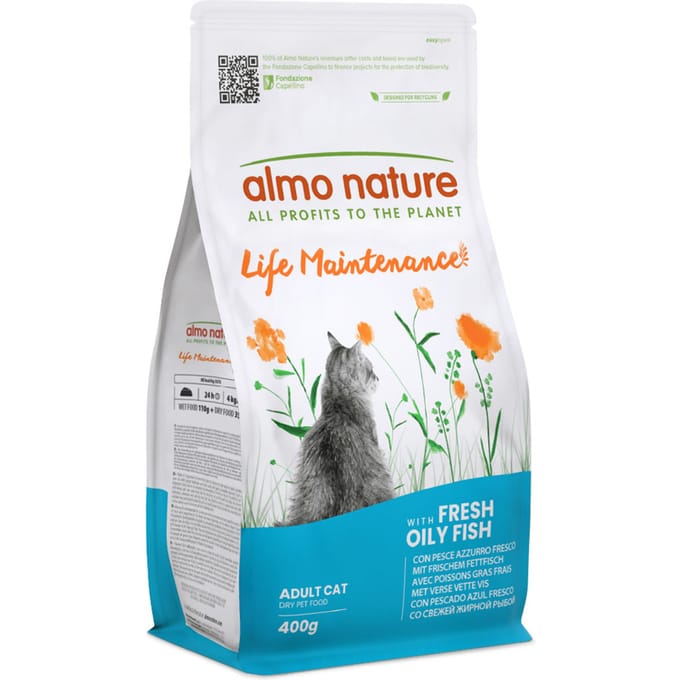 400g Vette Vis & Rijst Almo Nature Holistic Kattenvoer