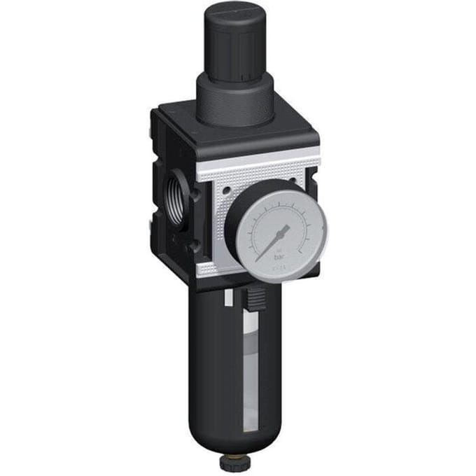 Filter-Regulator G1'' 12000l/min 0.5-16.0bar/7-232psi Auto Polycarbonaat Multifix 4