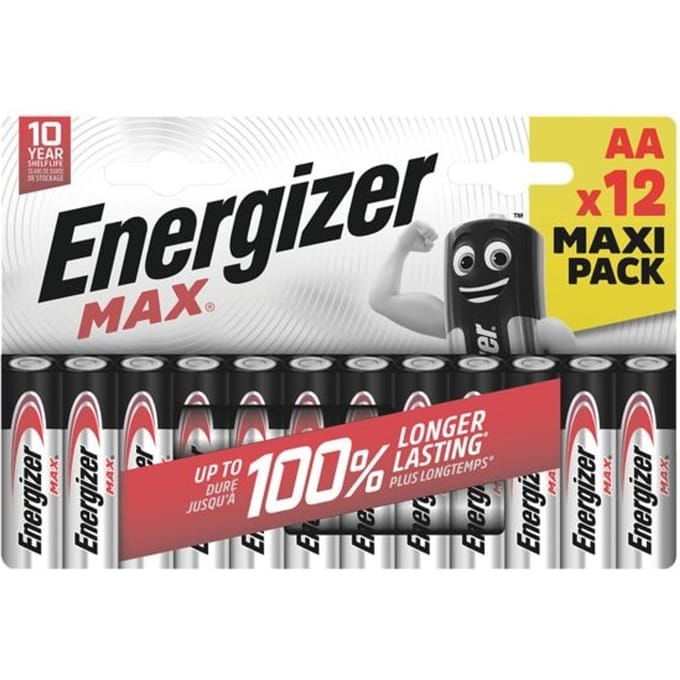 Energizer Max AA batterij (penlite) Alkaline 1.5 V 12 stuk(s)