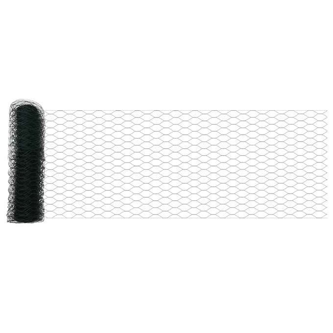 vidaXL - Hexagon - Hek - 0,4 - x - 25 - m - PVC - Groen