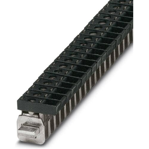 Phoenix Contact 0421058 Aansluitklem 7 mm Schroeven Zwart 50 stuk(s)